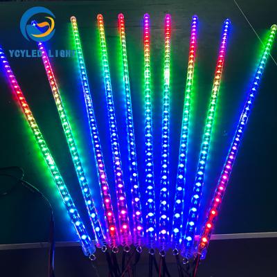 China Hotel D30 ws2811 12v 120leds/M individually rgb accessible 3d led pixel tubes fit tubes rgb meteor shower nightclub led lights for sale