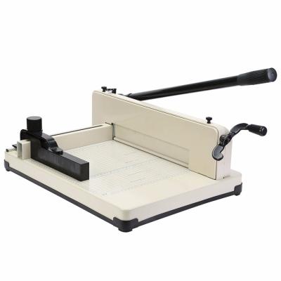 China (858A4) High Tenacity Low Price A4 Accurate Hand Press Paper Cutter Manual Guillotine 610*390*210mm for sale