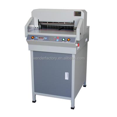 China Garment Shops Semi Automatic Tissue Paper Machin Industrial Guillotine Paper Cutter for sale