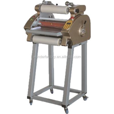 China 340MM double side hot and cold roll A3 laminating machine for sale