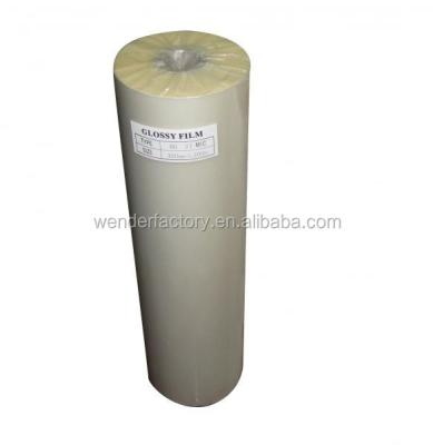 Κίνα BOPP Film Pet Laminating Roll Water Soluble Thermal Laminating Film (200 meter glossy*310mm*mic 25 one roll) προς πώληση