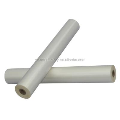 China Water Soluble With 100 25 75 50 125 Mic Plastic Film Waterproof Laminating Frosted Roll for sale