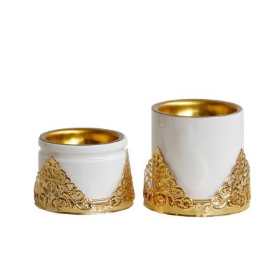 China Hot sale high quality popular bokhoor factory price Arabic incense censer Arab ceramic wholesale gold for sale