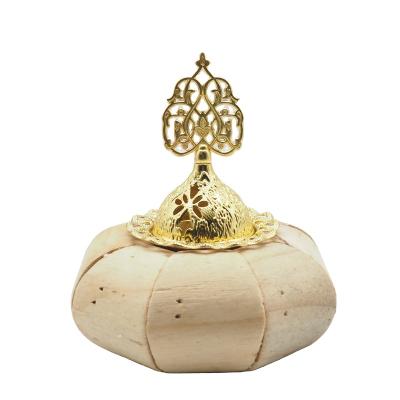 China New Arabic Incense Combination Home Aromatherapy Wooden Censer with Gold Backing OTC Modern Aromatic Cone Incense for sale