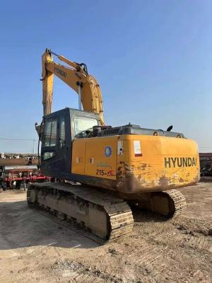 China Hyundai 215-7s Bagger mit 9930 mm Grabung Radius 0,92m3 Eimer Kapazität 110000W Leistung zu verkaufen