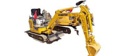 China Wassergekühlt KOMATSU PC18 Crawler Bagger starker Motor Gräberhöhe zu verkaufen