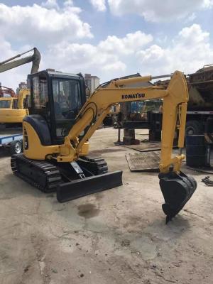 China Komatsu PC35 Excavator with 3D88E-5 Engine 21.7KW Power 0.11m3 Bucket Capacity zu verkaufen