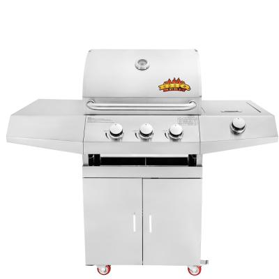 China Size SEB KAMADO 3 Burner Parrilla Outdoor Natural Gas Grill Adjustable Hot Sale Chicken Gas Grill Machine for sale