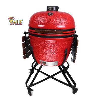 China Adjustable Height SEB KAMADO / STEEL EGG BARBECUE Charcoal Outside Kamado Grill 26 Inches for sale