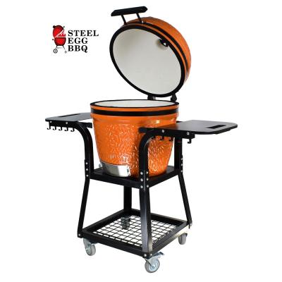 China Outdoor Adjustable Height EGG BARBECUE/SEB KAMADO BBQ Grill STEEL BBQ ketchen 22 inch zoll pulgada barbecue for sale