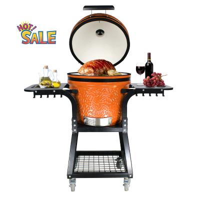 China Adjustable Height 2020 SEB KAMADO / STEEL EGG BARBECUE BBQ Grill With Side Cooker China Ceramic Grill for sale