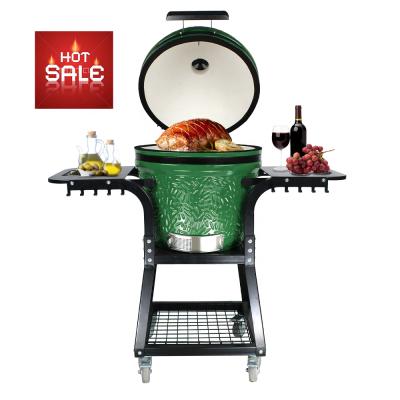 China Adjustable size 2020 SEB KAMADO/aukr STEEL EGG BARBECUE 22 inch ceramic kamodo grill for sale