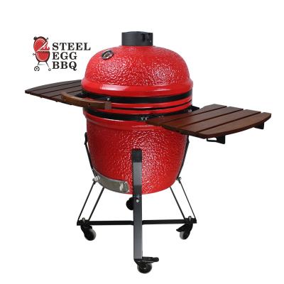 China Adjustable Height SEB KAMADO / STEEL kamado EGG BARBECUE auplex 21 inch charcoal outside grill for sale