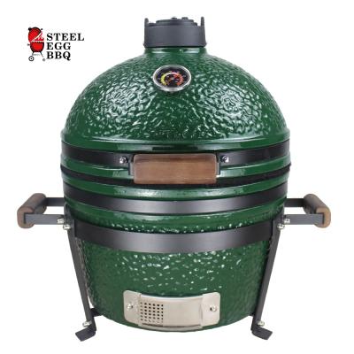 China Adjustable Size SEB KAMADO 16 inch Mini Oven Clay Charcoal BBQ Grill Smoker BBQ Grill For Sale for sale