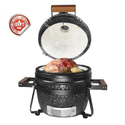 China Adjustable Size SEB/Mini EGG Kamado Grill BBQ Smoker Multifunction Ceramic Smoker STEEL BARBECUE hot sales for sale