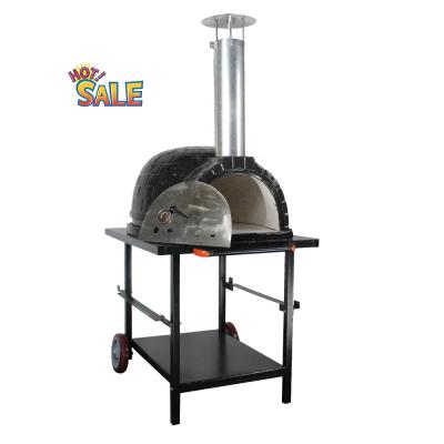 China Adjustable Height SEB KAMADO / STEEL EGG BARBECUE 26 inch black ceramic barbecue oven in China forno by pizza oven for sale