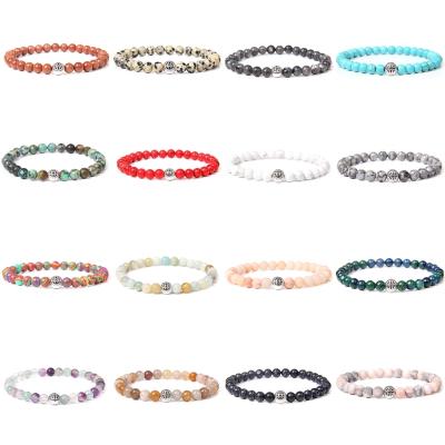 China Lucky Natural Chakra Stone Healing CLASSIC bead handmade energy elastic Crystal Bracelet Charm Jewelry elastic bracelets for sale