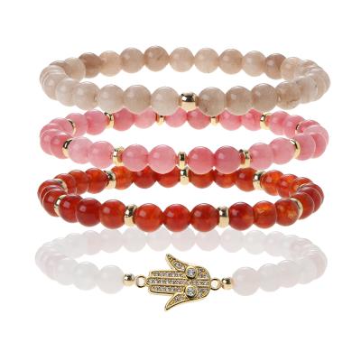 China FASHIONABLE Wholesale Custom Natural Gemstone Fashion Accessories The Latest Design Bracelet for sale