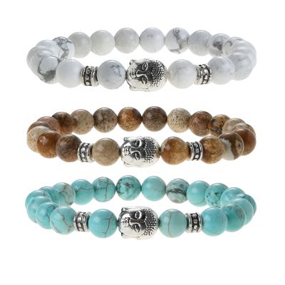 China Hotsale FASHIONABLE Natural Stone Charm Bead Gem Bracelet Pendant Set for sale