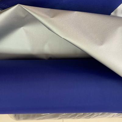 China 60'' Packaging Raw Material , 280G Silver Coating Nylon Polyester Fabric for sale