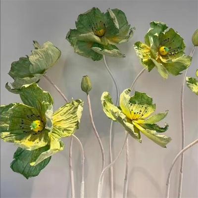 China Wedding Artificial Standing Giant Flower Decoration Buleions PF-012 Wholesale Wedding Giant Flower Romantic Large Home Decorations for sale