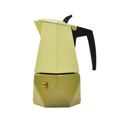 China 2022 viable hot sale 4 cup mini stove top italiana espresso coffee maker moka pot cafetera for sale