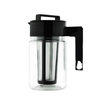 China High Borosilicate Glass OEM/ODM Pyrex Glass 304 Viable Inventory Handheld High Borosilicate Glass Stainless Steel Cold Brew Coffee Maker for sale