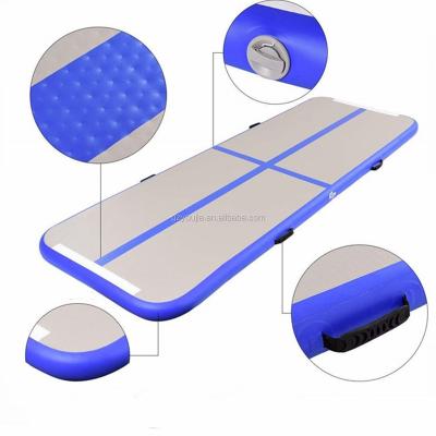 China Toy Youjia Educational Inflatable Gymnastics Gym Mat Air Track DWF and 0.9mm PVC Material Customize Factory Sale for sale