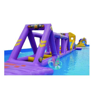 China High Quality Cheap Water Entertainment Water Obstacle Course Floating Inflatable Float Park for sale