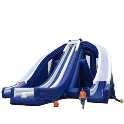 China Outdoor Inflatable PVC Slides 30x20x13m For Swimming Pool For Adult And Kids Customize Logo High Quality Good Price for sale