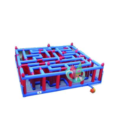 China Outdoor Cheap Inflatable Labyrinth Haunted Maze Game for sale