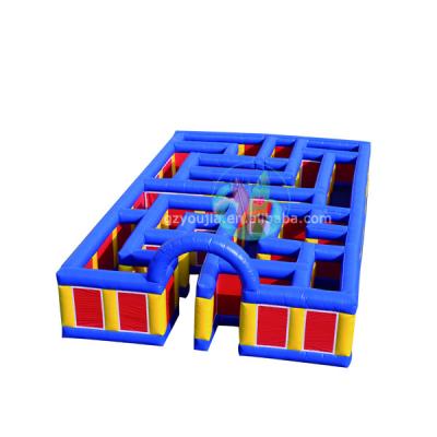 China Outdoor YOJA/OEM Kids Toys Cheap Laser Tag Inflatable Maze Games For Rent for sale