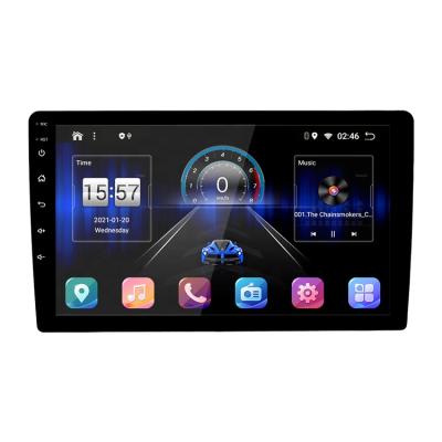 China Universal 2 GPS 10 Inch Car Stereo Radio Android 10 Carplay Multimedia Player Gps Din 1024*600 HD for sale