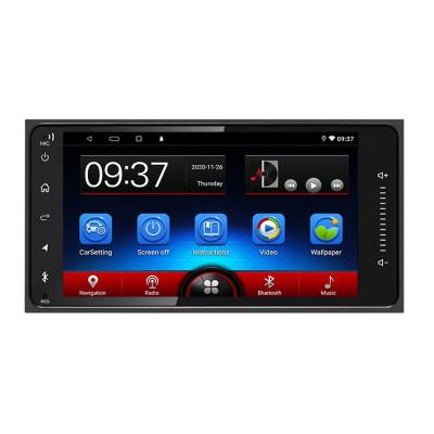 China Best Selling 7Inch Automotive Dashboard LCD BT-Enabled For Toyota Radio Car Radio Tuner Android Auto Dual Din Stereo Te koop