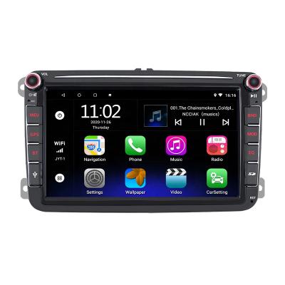 Chine GPS Mirror Link Stereo Touch Screen 8 Inch Android 9 Gps 2 Din Auto Radio For Volkswagen Passat Touran Golf 6 Cart 7 Amarok Touran à vendre