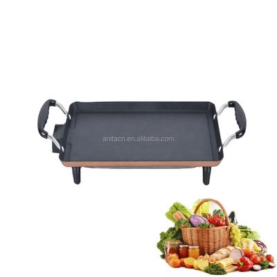 China Multi Functional High Quality And High Grade Fast Heating Household Indoor Kitchen Roasting Fish And Electric BBQ Grill Pan for sale