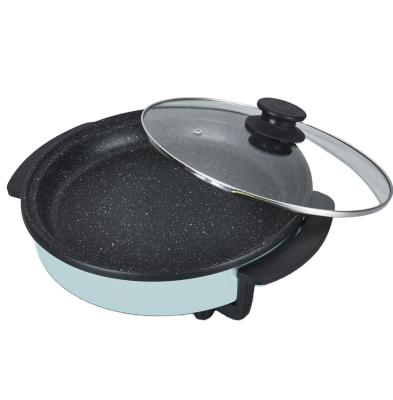 China Hotel Hot Selling High Quality Frying Pan Non Stick Multifunctional Aluminum Frying Pan Pizza Pan for sale