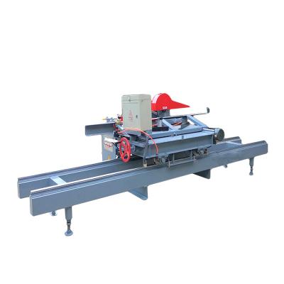 China Horizontal Easy Operation Precision Timber Log Board Sliding Table Saw Wood Table Sawmill for sale