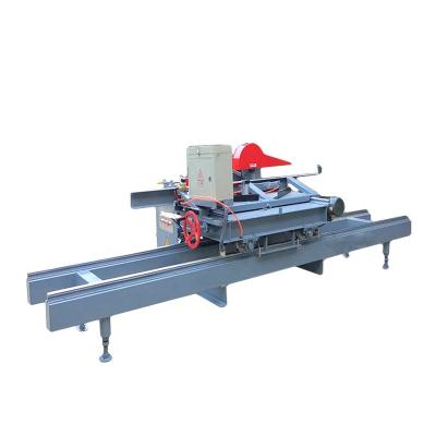 China Horizontal Automatic Electric Round Log Table Sliding Wood Slitter Sawmill Log Sliding Table Saw for sale