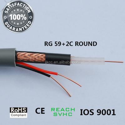 China For CATV CCTV Cable RG 59+2C 75 Ohm For Security Cameras Best Quality With Low Price for sale