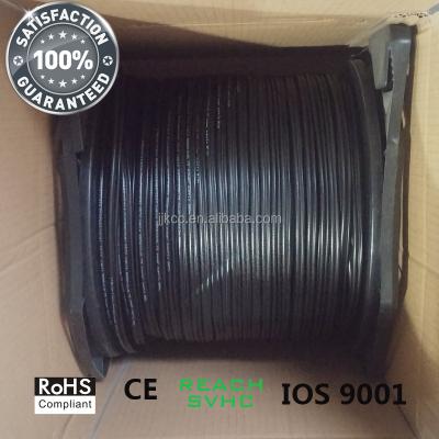 China For CATV 1000FT RG59 Siamese Power Cable CCTV Black Color 20AWG+2C/18AWG for sale