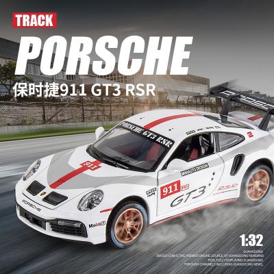 China Diecast Model Toy 1:32 Sports Car Race Car (Boxed) 911 GT3 RSR Diecasting Toy Children's Gift Collection for sale