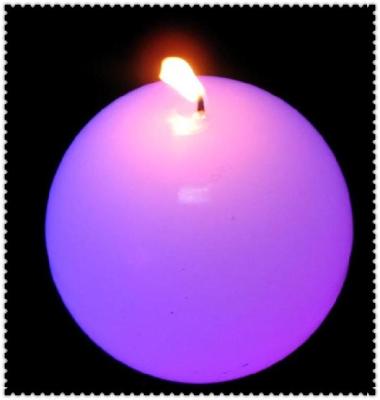 China Ball shape LED changing candle with 100% paraffin material,more sizes are available for sale