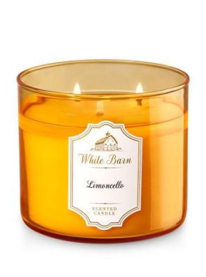 China 3 wicks 100% soy wax scented & printed orange glass candle packed into gift box for sale