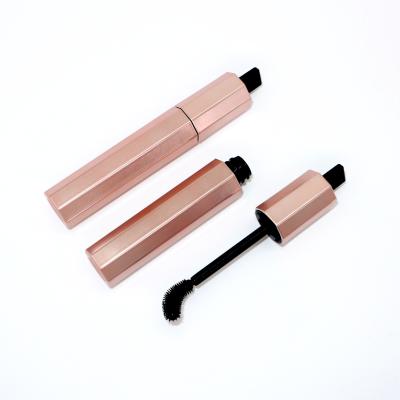 China Personal Care New Design Eight-Edge Shape Mascara Tube Rotate Lid Can Order Mop Mascara Case Packaging for sale