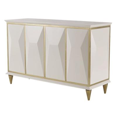 China French Custom Made Light Luxury American Luxury Hotel High End Pavilion Furniture Wooden Cabinet Decoration Table for sale