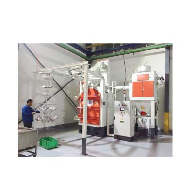 China Medium Or Large Type Metal Parts Shot Blasting Parts YXD Series Hanger Machine for sale