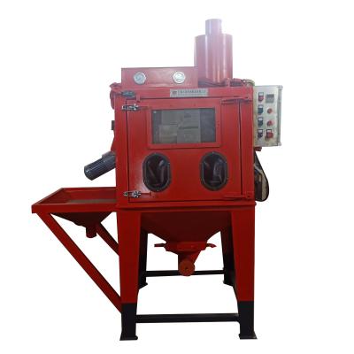 China Sand Blasting Process For Industrial Used Small Metal Parts 9080D Machine Drum Sandblasting Machine for sale