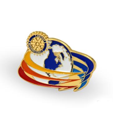 China Europe China Factory Souvenir Custom Design Metal Glitter Hard Enamel Lapel Pins Lion Club Masonic Rotary Club Sorority Enamel Pins for sale