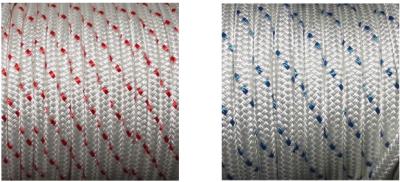 China Polyester double braided rope for sale